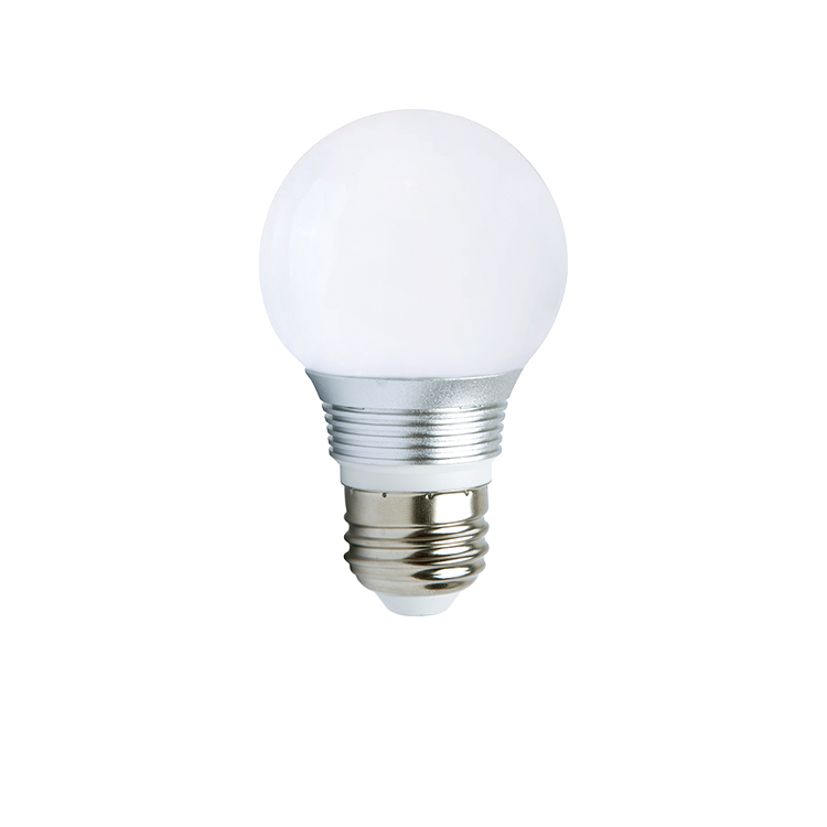 G55 E26 Milky White LED Bulb